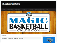 Tablet Screenshot of magicbasketballonline.com